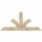 Ekena Millwork Richland Rough Sawn Timber Gable Bracket, Douglas Fir, 72"W x 33"H x 2"D x 6"F, 11/12 Pitch GBW072X33X0206RIC00RDF - alternate 1